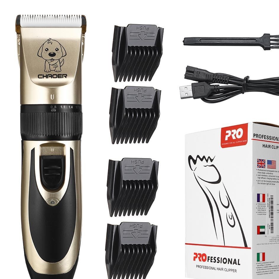 ماشین اصلاح شارژی حیوانات خانگی بی صدا و حرفه ای Professional hair clipper