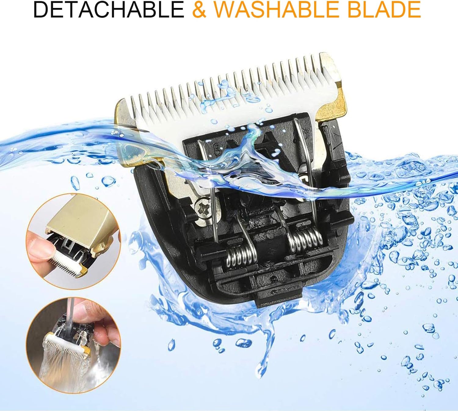 ماشین اصلاح شارژی حیوانات خانگی بی صدا و حرفه ای Professional hair clipper - Image 5