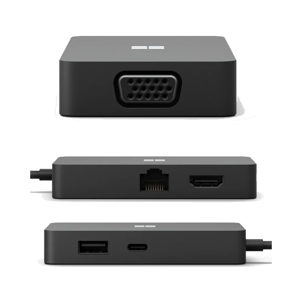 سرفیس داک مایکروسافت مبدل USB-C به HDMI / VGA / LAN / USB-C / USB-A مدل Travel Hub - Image 5