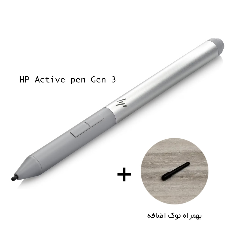 قلم HP Active pen Gen 3 استوک بهمراه نوک اضافه